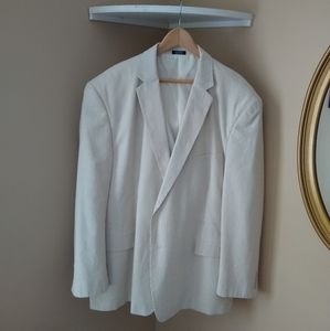 Saddlebred Seersucker Sport Coat, Size 54R